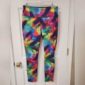 VOGO Athletica Colorful Abstract Leggings